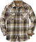 Legendary Whitetails Herren Shotgun Western Flannel Shirt Hemd mit Button-Down-Kragen, Tobacco Range Plaid, Klein