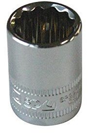 SP TOOLS SP21010 - Douille 1/4'' 12 pans - 10 mm - Conçu pour les Professionnels - Cliquets - Douilles - Accessoires - Douilles 1/4''