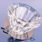 Glas Einbaustrahler mit G9 Fassung 230V Spot Deckenleuchte Deckenspot Einbauleuchte Kristall Einbauspot, Design 11 (Design 11)