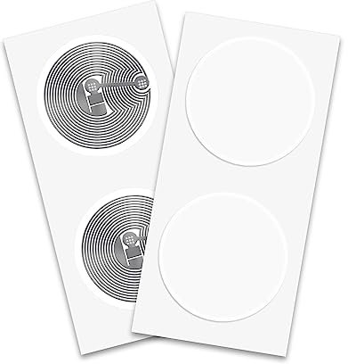 50x NTAG216 NFC Tag Sticker NFC Chip Ntag216 Aufkleber NFC 216 RFID Tags 13,56mhz Ntag 216 Sticker 888 Bytes,Kompatibel mit iOS Kurzbefehle App/Homekit & Android Apps
