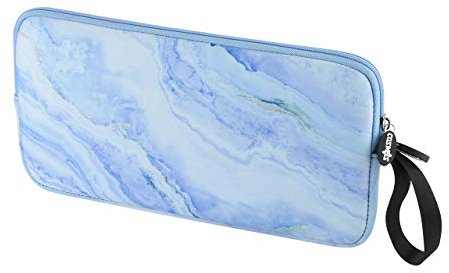 CM Neoprene Carrying Keyboard Sleeve Case Bag Protection Pouch Compatible with Magic Keyboard 1 & 2, Wireless Keyboard, Magic Mouse, Magic Trackpad and Wireless Trackpad (Blue Marble Pattern)