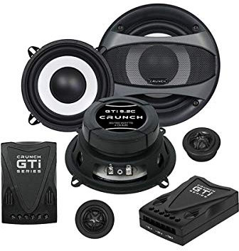 Crunch GTi5.2C Lautsprecher 320W 130 mm 2 Wege Kompo passend für Mitsubishi Colt (Z30/Z30G/Z3V) 2004-2012 Türen Front