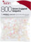 Cousin DIY 40000864 Cupped Sequins Kristall-Pailletten, schillernd, 5 mm, 800 Stück, Kunststoff Harz, farblos