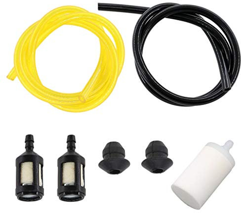 HURI Kraftstoffschlauch Benzinschlauch Benzinfilter für Stihl 009 010 011 012 020 030 031 038 041 044 050 051 FS20 FS36 FS40 FS44 FS50 FS56 FS70 FS75 FS80 FS85 FS90 FS100 FS110 Motorsäge