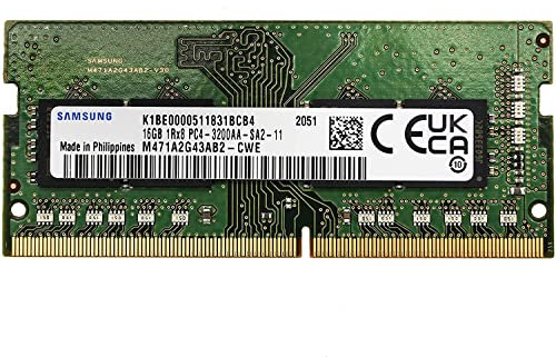 Samsung PC4-25600 DDR4-3200 16GB (2048Mx8) 260pin Unbuffered SO-DIMM M471A2G43AB2-CWE