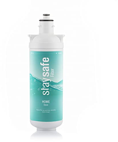 staysafe BASE Ersatz-Wasserfilter | Schnell wechselbarer Ersatz-Untertischfilter für Zuhause | Langlebige Aktivkohle-Filterkartusche gegen Schadstoffe