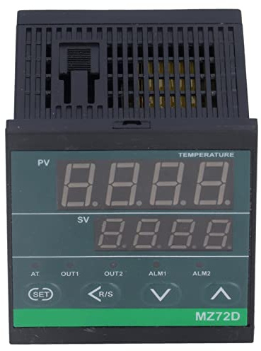 Digitaler Temperaturregler, 200-240 V, PID-Thermostat, hohe Präzision, SSR + Relais für Kühlschrank, Heizungsregler, Heizungssteuerung