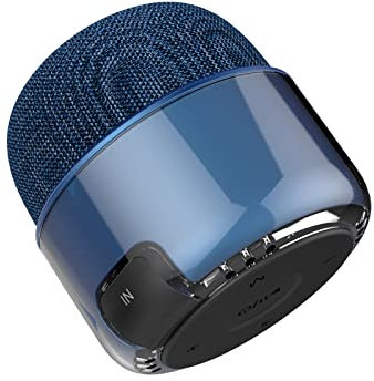 ZXNQ Altavoz Bluetooth, Radio FM, Llamadas Manos Libres, Batería Recargable de 500 mah, 5W de Potencia, 6horas de autonomía,Azul