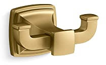 Kohler 27411-2MB Riff® Double Robe Hook, Vibrant Brushed Moderne Brass