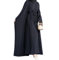 khalat Muslimische Gebetskleider Abaya Islamisch Dubai Damen 2 Stück, Schwarz, Medium