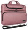 DOMISO 14 Pollici Borsa PC Impermeabile Custodia Messenger Ventiquattrore per Computer Portatile/Notebook/Apple/HP Stream 14 Pavilion 14 / Dell/Asus, Rosa+Nero