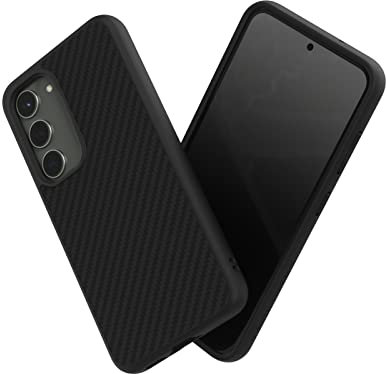 RhinoShield Case kompatibel mit [Galaxy S23] | SolidSuit - Stoßdämpfende & schlanke Schutzhülle mit Premium Finish - 3.5 Meter Fallschutz - Karbonfaser Textur