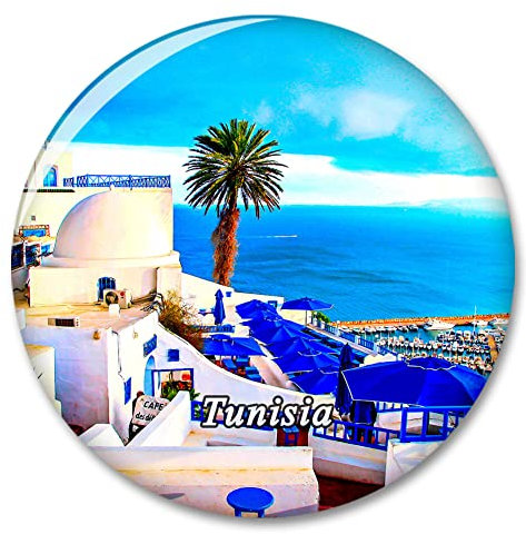 Tunesien Kühlschrankmagnet Dekorativer Magnet Aufkleber Reise Souvenir Sammlung Tourist Stadt Geschenk Whiteboard Küche