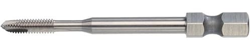 Völkel HexDrive Maschinengewindebohrer (Sechskantaufnahme) 1/4Bit | HSS-E | M3 x 0.5 | DIN371 | Form B | Metrisches Gewinde | Durchgangsloch Edelstahlbohrer | Gewindeschneider