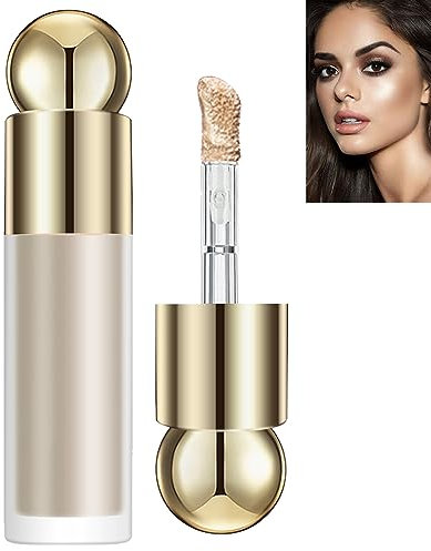 Liquid Highlighter,Face Highlighter Bronzer Makeup Stick,Blush Flüssig Rare,Cream Blush Contouring Stick,Beauty Liquid Blush Make-Up,Flüssiges Rouge für Wangen,1PC