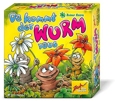 Zoch 601105198 Da kommt der Wurm Raus - Spiel ab 5 Jahre zum genauen Beobachten und Merken, Kinderspiel für 2-5 Spieler