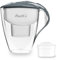 PearlCo Wasserfilter Astra (grau) - mit 1 unimax Filterkartusche - passt zu Brita Maxtra Plus