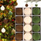 12 Stück Samt-Weihnachtskugeln, Weihnachtsbaumschmuck, Samt-Ornamente für Weihnachtsbaum, Samt-Weihnachtsschmuck-Kugeln, 6,1 cm Samt-Weihnachtsschmuck (C)
