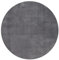 the carpet Premium Moderner Hochflor Langflor Wohnzimmer Teppich, Super Soft, Kunstfell, Flauschig, Felloptik, Anthrazit, 120 cm Rund