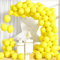 Unisun Luftballons Gelb, 100Stück 10Zoll Matt Gelbe Latex Ballons Girlande Frauen Männer Mädchen Jungen Geburtstag Hochzeit Jahrestag Verlobung Valentinstag Jubiläum Braut Bachelor Party Dekorations