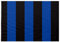 Bandiera Nero Blu a Strisce Verticali, 90x150 Cm, con 2 Occhielli neroazzurra