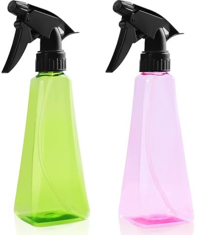 KREMORV Spray Bottles 350ml/12oz Empty Spray Bottles Refillable Mister Bottle with Multicolor for Cleaning, Plants, Hair, Pet Training