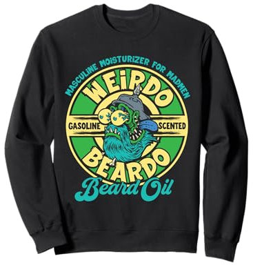 Monster Weirdo Beardo Bartöl mit Gasduft Sweatshirt