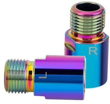 Gogogmee 1paar Fahrradpedalverlängerungen Verstellbare Pedaladapter Für Mountain Und Rennräder Chrom-molybdän Farbenfrohes Design Kniebelastung