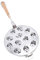 Gaufrier à Bulles, 12 Trous Anti Stick Alliage D'aluminium Bois Composite Gaufrier en Forme de Biscuit aux Noix Gaufrier à œU.S, Gaufrier à Biscuits aux Noix pour Gâteaux œuf