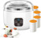 WUDLi Yogurtiera, Macchina per Yogurt compatta da 1 litro con Controllo del Timer, Fodera in Acciaio Inox da 1 litro e 4 Tazze, Controllo della Temperatura costante per Yogurt, Yogurt Greco