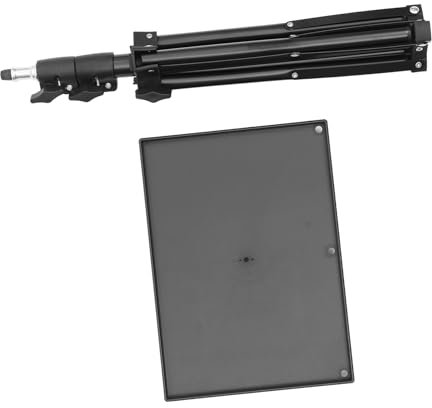 UPKOCH Laptop Tripod Stand and Projector Holder 1.1m Height Adjustable Tripod and Tray Shelf for Home and Bedside Use