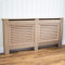 Vida Designs Milton Heizkörperabdeckung, unlackiert, Moderne, unlackierte MDF-Abdeckung, groß