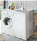 Geromin Arredamenti 7009FORTESB Lavatoio e Base Ripiano Sinistro, Bianco