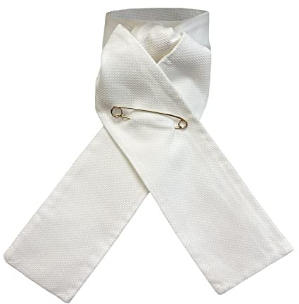 Equetech Marcella Cord Cotton Self-Tie Stock – Equestrian Riding Dressage Tie (Stock Pin Not Included)
