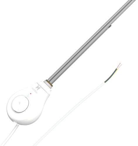 Hottech DROPplus - Calentador para radiadores de baño y radiadores (con regulación de la temperatura del agua y del aire), Blanco 300.00W, 230.00V