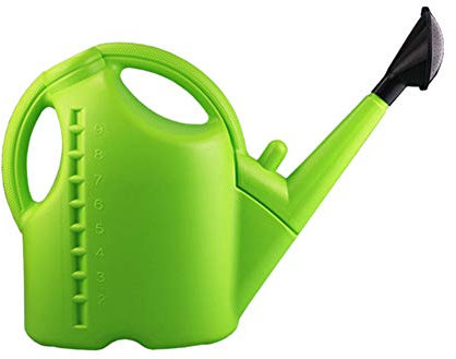 Venus valink 5L Arrosoir, 2 in 1 Détachable Bec Plantes Arrosoir, Plastique Grand Capacité Arrosoir pour Intérieur Extérieur Jardin Fleur Plantes - Vert