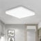 Combuh Deckenleuchte LED 48W 4320LM Deckenlampe für Schlafzimmer Wohnzimmer Kaltes Weiß 6500K Quadrat 30 * 30 * 4cm