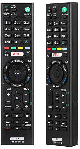RMT-TX100D Replacement Remote Control Fit for Sony Bravia Smart TV RMT-TX200E RMT-TX300E RMT-TX102D - No setup required