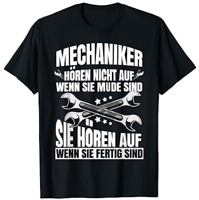 Mechaniker Schrauber Geschenk Tuning KFZ Handwerker Auto T-Shirt