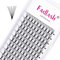 Volume Eyelash Extensions 14D 0.07mm C Curl 14mm Premade Fans Eyelash Extensions Middle Stem Professional Pre Made Fan Eyelashes(14D-0.07-C,14mm)