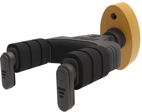 AUPHY Profesional Soporte de Pared para Guitarra,Autocierre por Gravedad & Diseño Giratorio, Gran Capacidad de Carga para Guitarras Acústicas y Clásicas y Guitarras y Bajos Eléctricos más Pesados