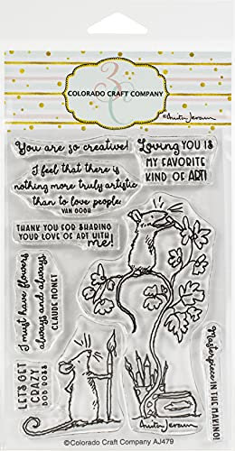 Colorado Craft Company Clear Stamps 4X6-Love Art-By Anita Jeram -C3AJ479