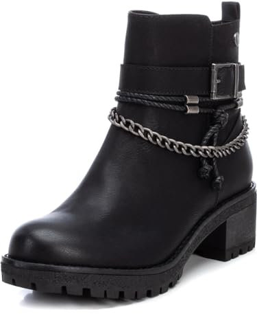 ReFresh! 170183, Stivali alla Moda Donna, Nero e Bianco, 38 EU