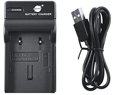 DSTE NEW USB Camera Battery Charger Compatible for JVC VF707U VF714U VF733U