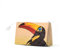 I LIKE PAPER – SCHNABELVOGEL – Kosmetiktasche/Kulturtasche/Cosmetic Bag aus Tyvek® - reissfest - wasserabweisend – verschließbar mit Reißverschluss
