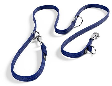 Hundeleine, doppelseitig, Dunkelblau