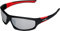 Foster Grant Sunglasses Men's Ironman Dextro Black Wrap Frame Red Detail (i56)