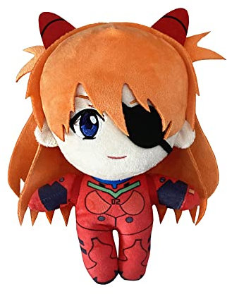 Asuka Langley Soryu - Peluche di Soryu, 20 cm, colore: rosso, bambola di Asuka Langley Soryu, morbida bambola di peluche imbottito, cuscino giocattolo, decorazione per divano e camera da letto, per