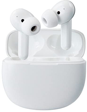 Auriculares Inalámbricos Premium. [Auriculares Bluetooth 5.0 HD Micrófono][Funda de Carga rápida]. Control Táctil [Micrófono Incorporado] (Professional, Blanco)