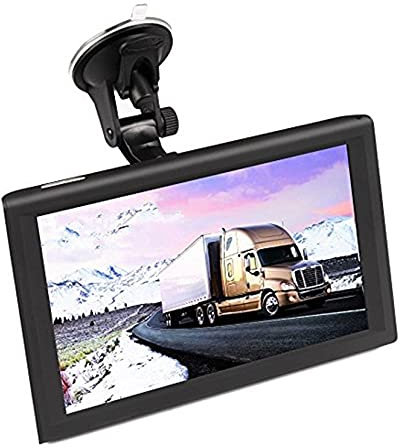 LOMGE Ricevitore Radar 9 Pollici 2 in 1 Camion GPS DVR. Mappa Completa del Sistema di Navigazione del Tablet Localizzazione GPS
